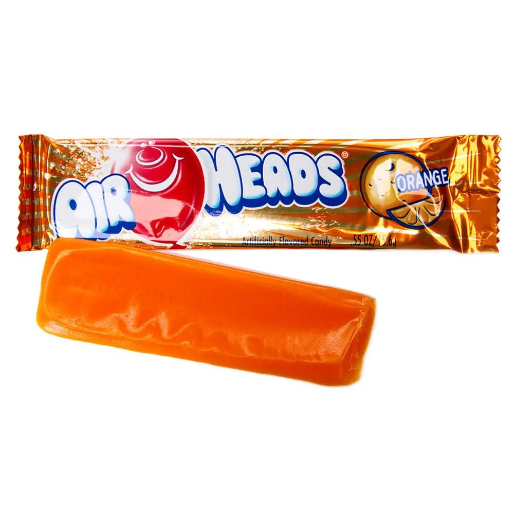 AirHeads Taffy Candy Bars - Orange: 36-Piece Box