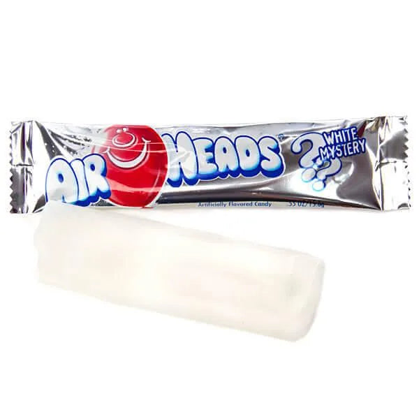 AirHeads Taffy Candy Bars - White Mystery: 36-Piece Box