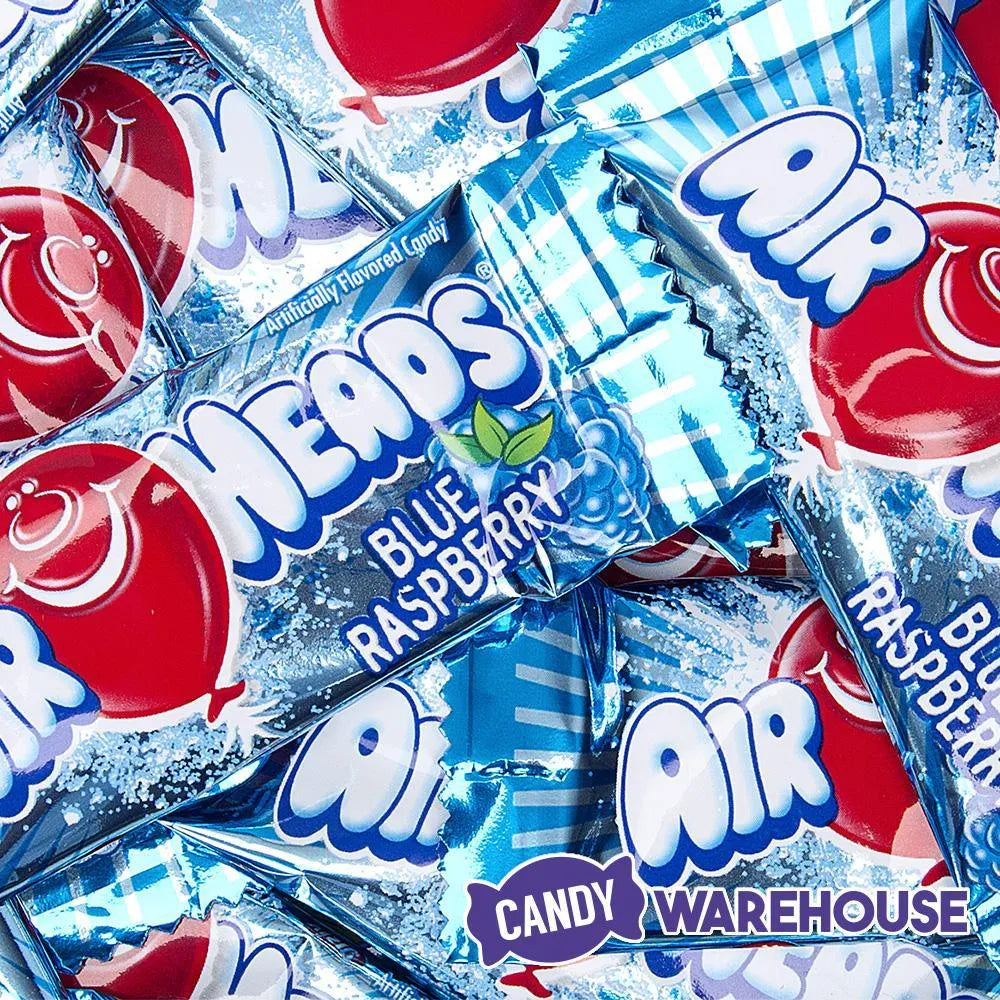 AirHeads Taffy Mini Candy Bars - Blue Raspberry: 25LB Case