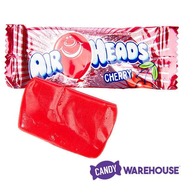 AirHeads Taffy Mini Candy Bars - Cherry: 5LB Bag