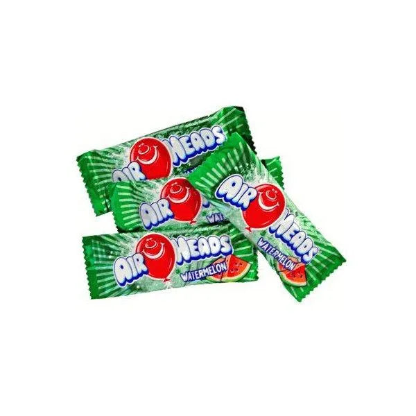 AirHeads Taffy Mini Candy Bars - Watermelon: 5LB Bag