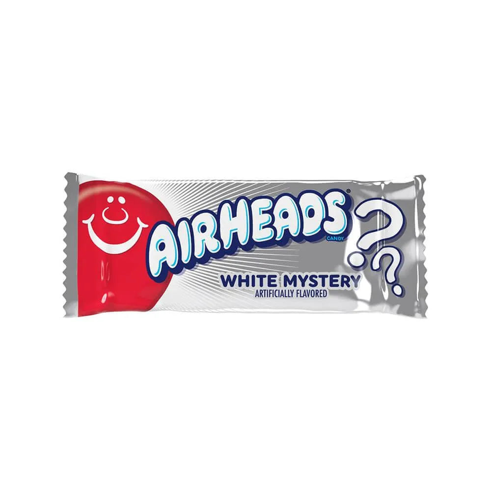 AirHeads Taffy Mini Candy Bars White Mystery: 5LB Bag