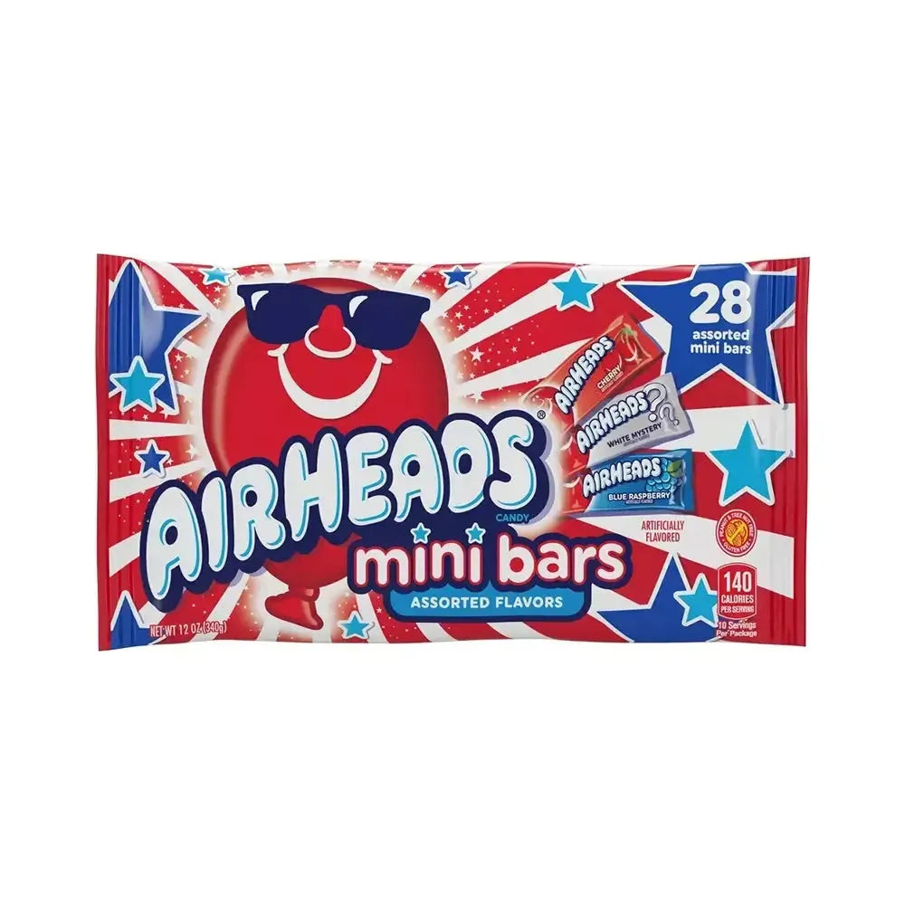 AirHeads Taffy Patriotic USA Mini Candy Bars