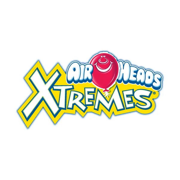 AirHeads Xtremes Sour Belts 2-Ounce Packs - Blue Raspberry: 18-Piece Box