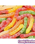 Albanese Assorted Fruit Sour Gummy Worms: 4.5LB Bag