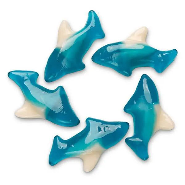 Albanese Blue Gummy Sharks: 5LB Bag