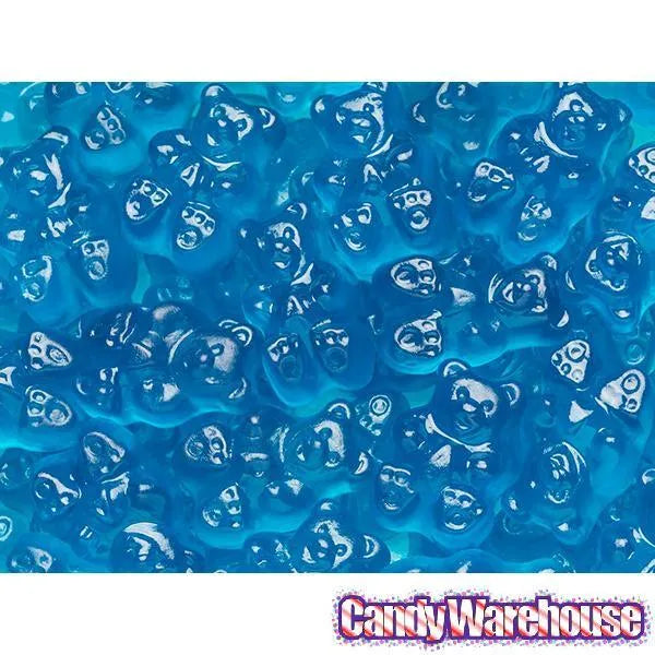 Albanese Blue Raspberry Gummy Bears: 5LB Bag