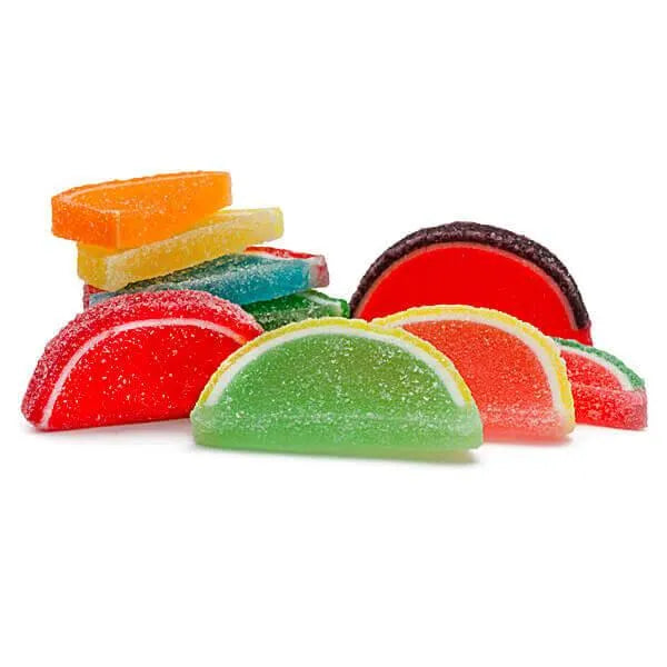 Albanese Candy Fruit Jell Slices - Assorted Fruit: 5LB Box