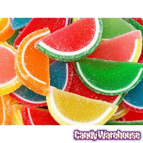 Albanese Candy Fruit Jell Slices - Assorted Fruit: 5LB Box