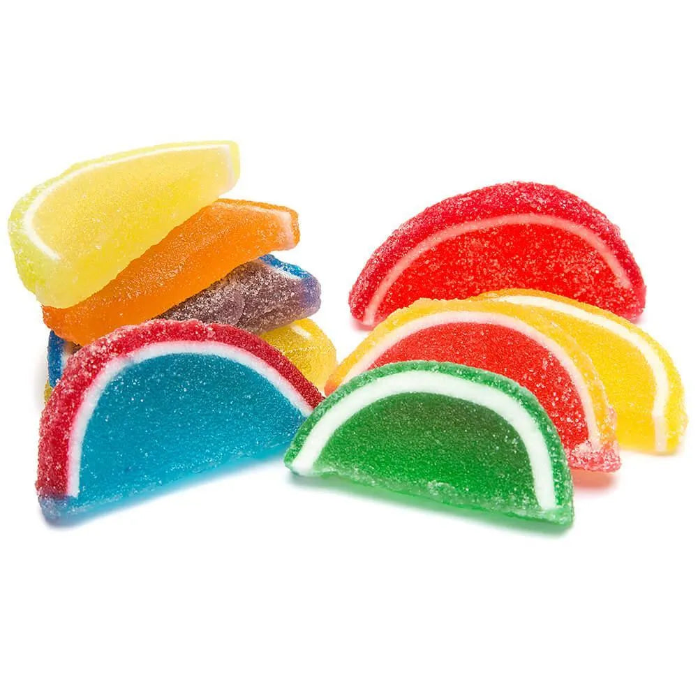 Albanese Candy Fruit Jell Slices Assortment - Wrapped: 5LB Bag