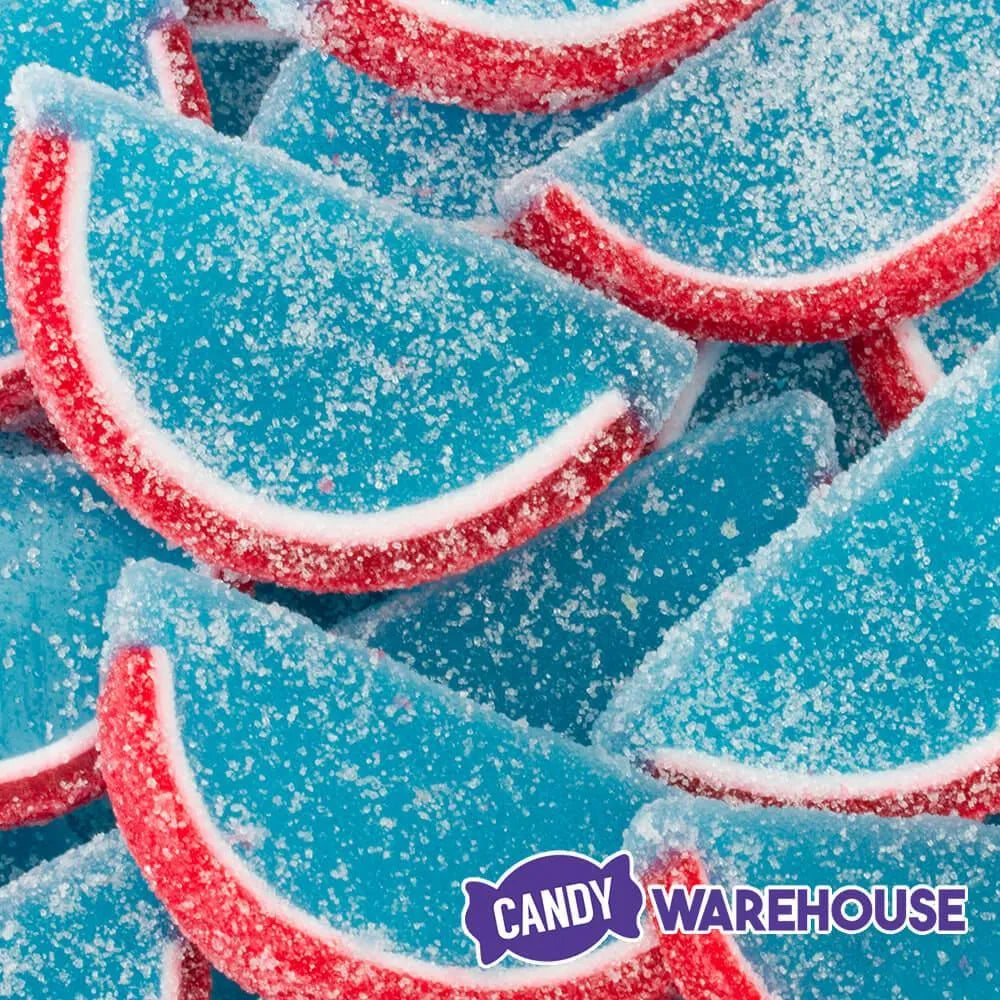 Albanese Candy Fruit Jell Slices - Blue Raspberry: 5LB Box