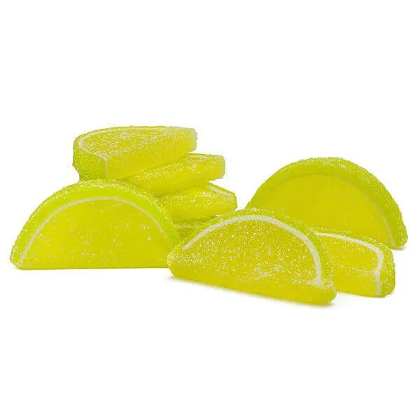 Albanese Candy Fruit Jell Slices - Lemon Lime: 5LB Box