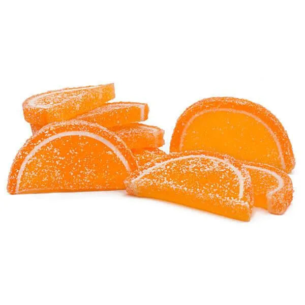 Albanese Candy Fruit Jell Slices - Orange: 5LB Box