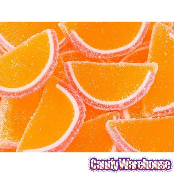 Albanese Candy Fruit Jell Slices - Peach: 5LB Box