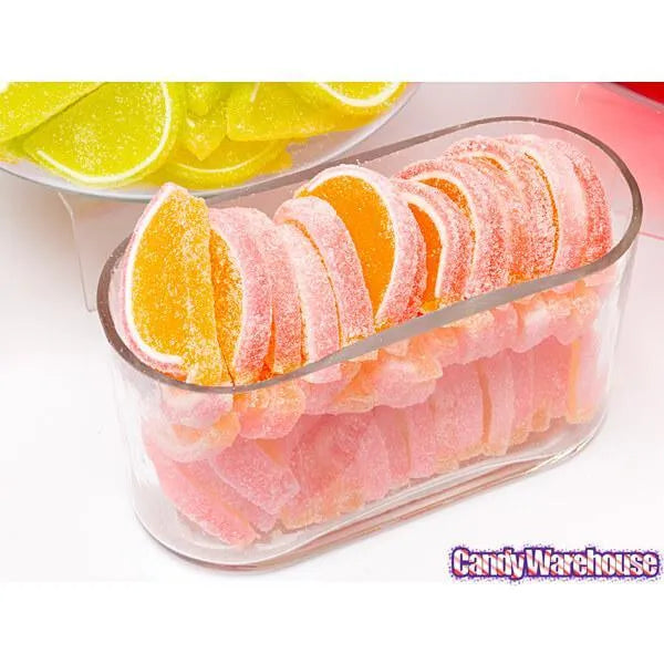 Albanese Candy Fruit Jell Slices - Peach: 5LB Box