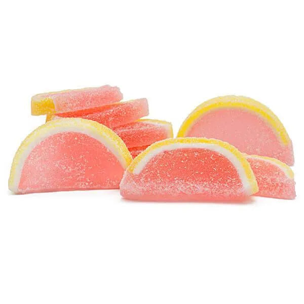 Albanese Candy Fruit Jell Slices - Pink Grapefruit: 5LB Box