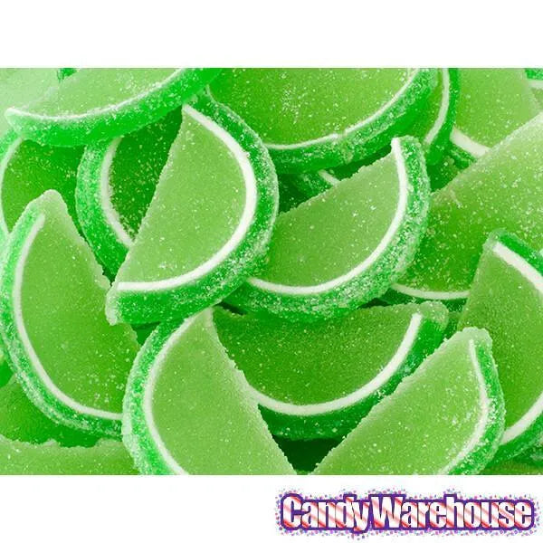 Albanese Candy Fruit Jell Slices - Sour Apple: 5LB Box