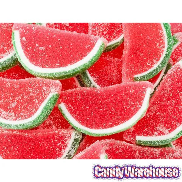 Albanese Candy Fruit Jell Slices - Watermelon: 5LB Box