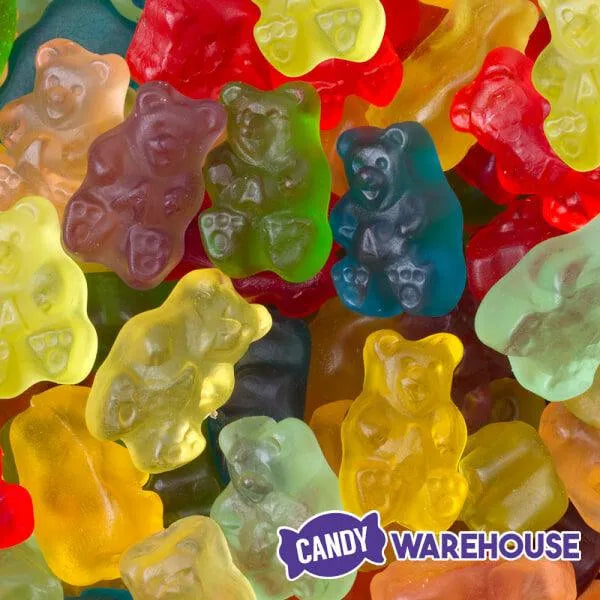 Albanese Gourmet 12-Flavors Gummy Bears: 5LB Bag