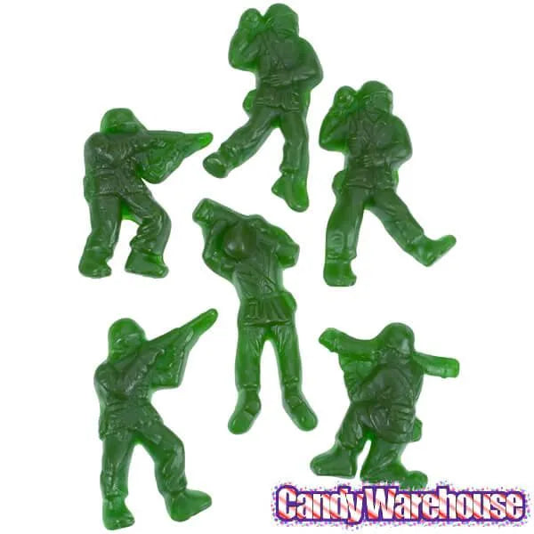 Albanese Green Gummy Army Men: 5LB Bag