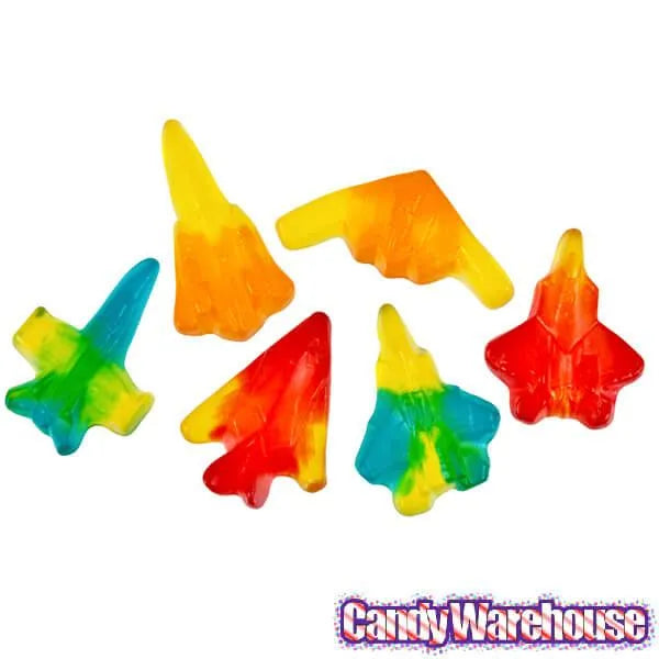 Albanese Gummy Jet Fighters Airplanes: 5LB Bag