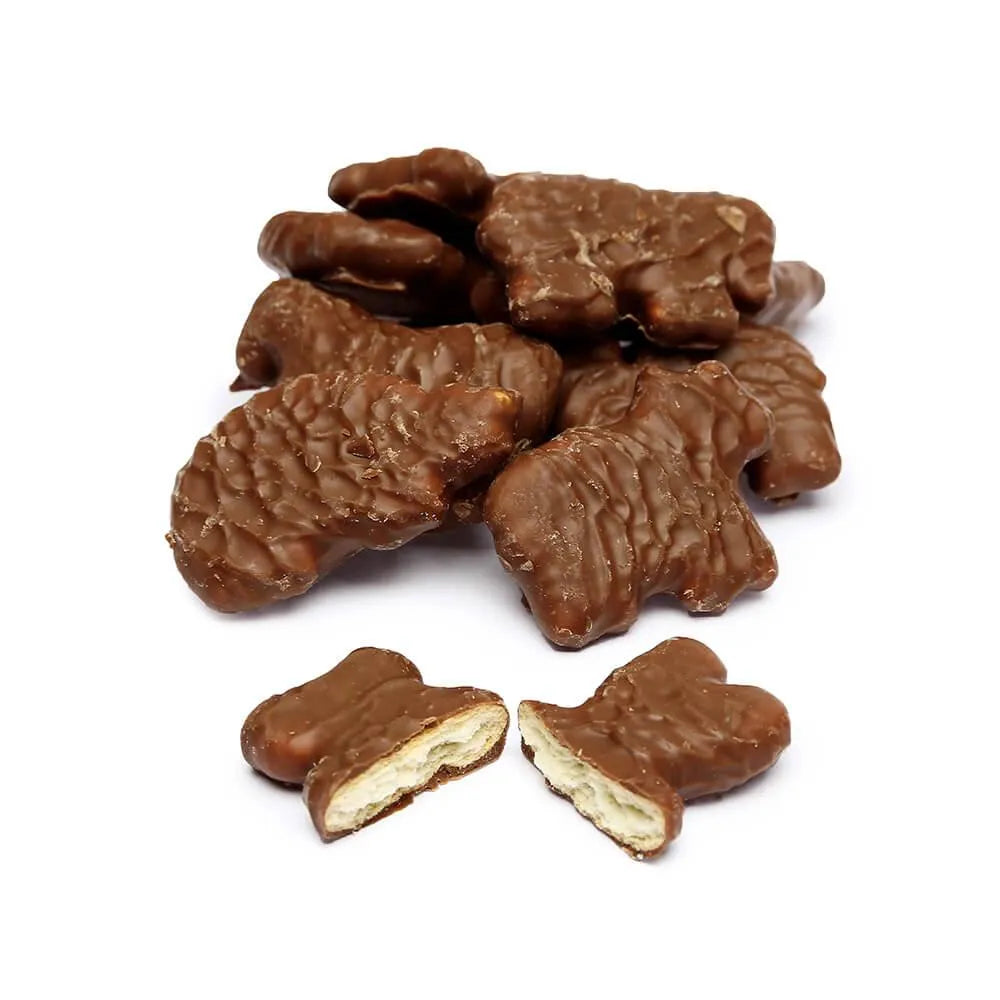 Albanese Milk Chocolate Covered Animal Crackers Candy: 2LB Bag