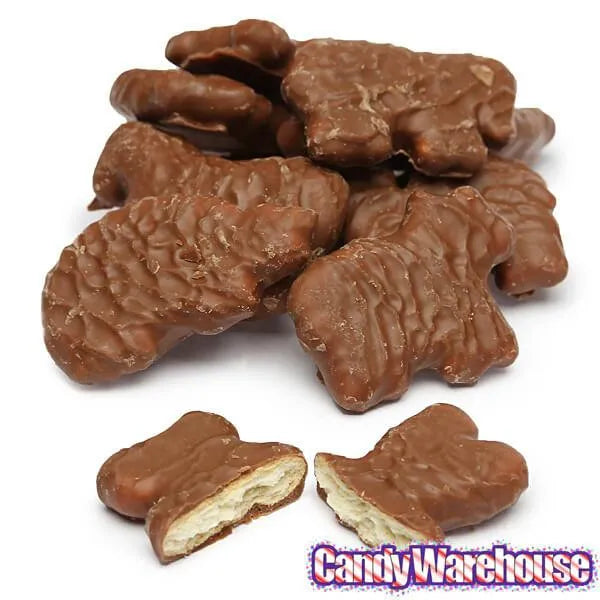 Albanese Milk Chocolate Covered Animal Crackers Candy: 2LB Bag