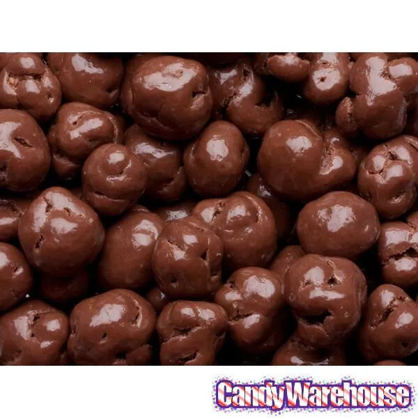 Albanese Milk Chocolate Covered Caramel Coated Popcorn Candy: 3LB Bag