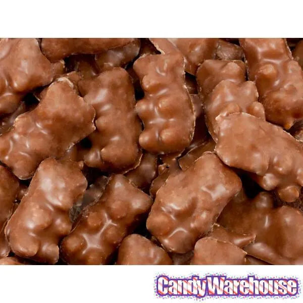 Albanese Milk Chocolate Covered Gummy Bears: 10LB Case