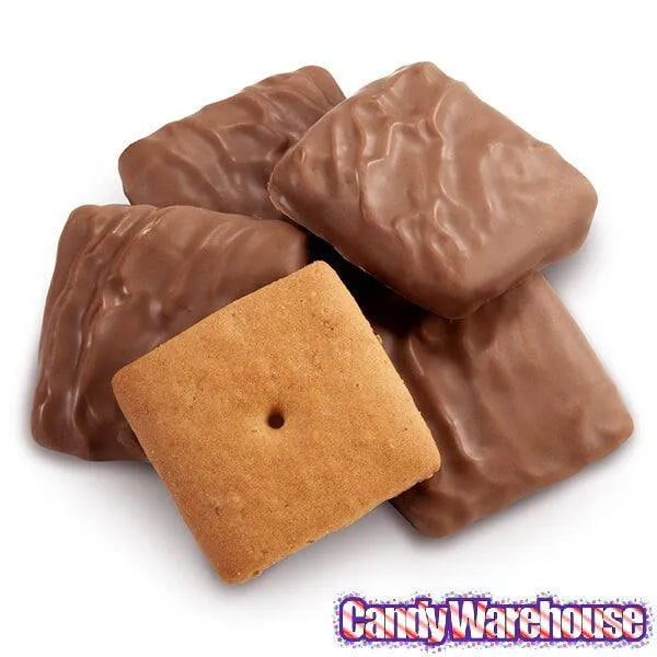 Albanese Milk Chocolate Covered Mini Graham Crackers Candy: 3LB Bag