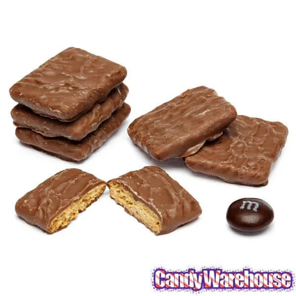 Albanese Milk Chocolate Covered Mini Graham Crackers Candy: 3LB Bag