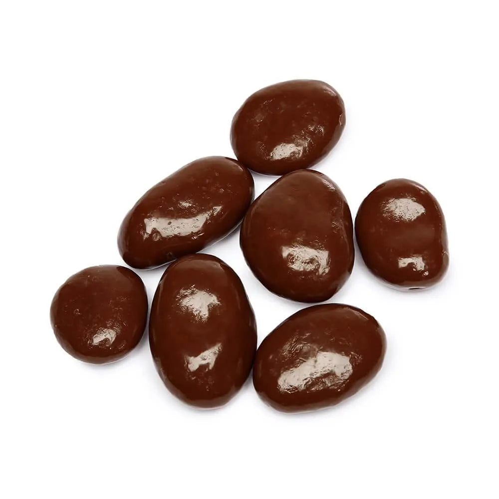 Albanese Milk Chocolate Covered Raisins Candy - Jumbo: 5LB Bag