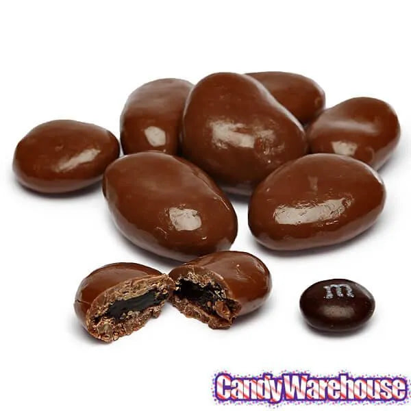 Albanese Milk Chocolate Covered Raisins Candy - Jumbo: 5LB Bag