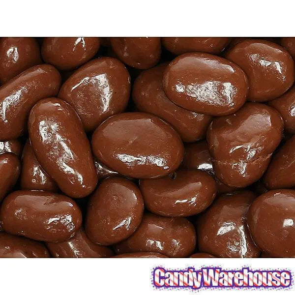 Albanese Milk Chocolate Covered Raisins Candy - Jumbo: 5LB Bag