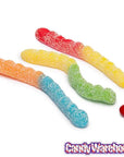 Albanese Neon Sour Gummy Worms: 4.5LB Bag