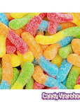 Albanese Neon Mini Sour Gummy Worms King Size Packs: 20-Piece Box