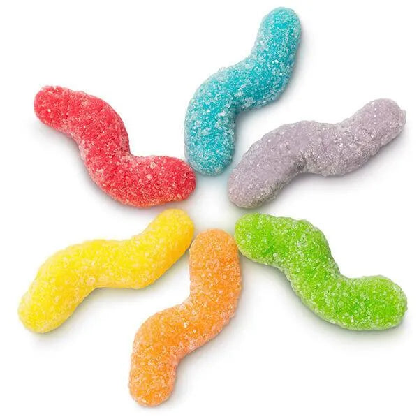 Albanese Neon Sweet Gummy Worms - Tiny: 4.5LB Bag