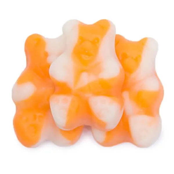 Albanese Orange Cream Bearsicles Gummy Bears: 5LB Bag