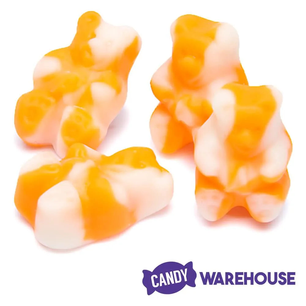 Albanese Orange Cream Bearsicles Gummy Bears: 5LB Bag