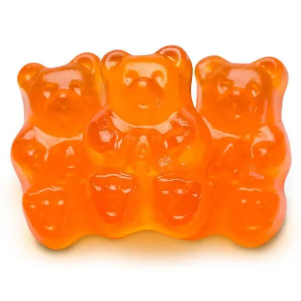 Albanese Orange Gummy Bears: 5LB Bag