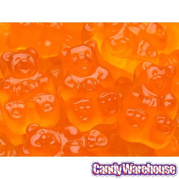 Albanese Orange Gummy Bears: 5LB Bag