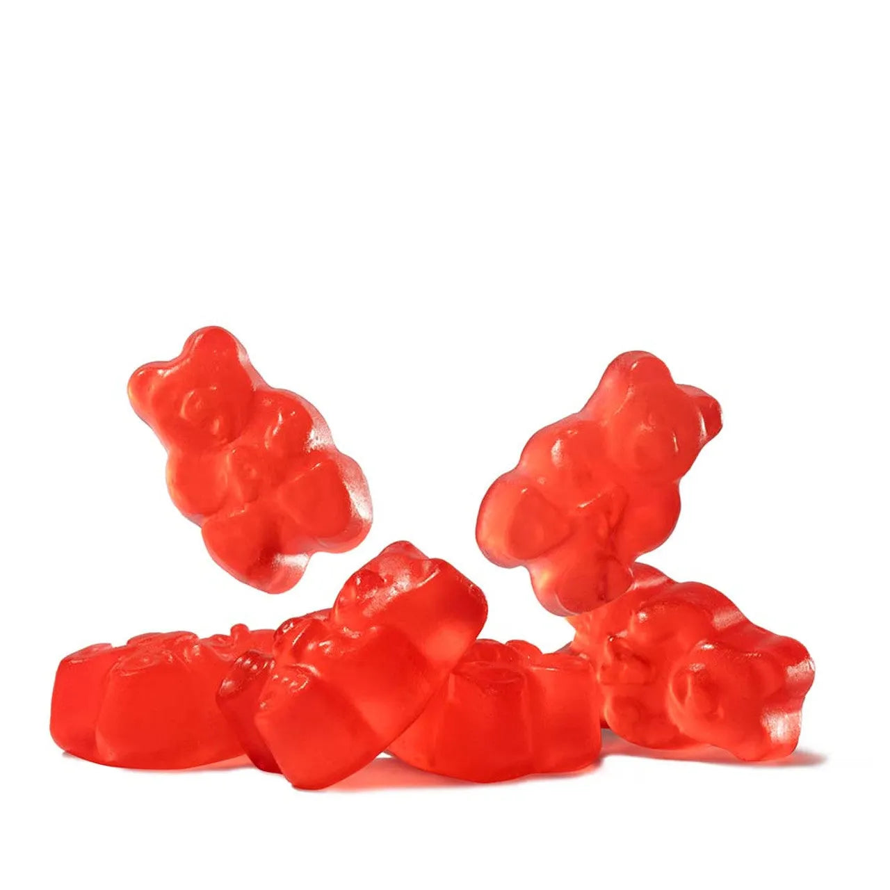 Albanese Pink Strawberry Gummy Bears: 5LB Bag