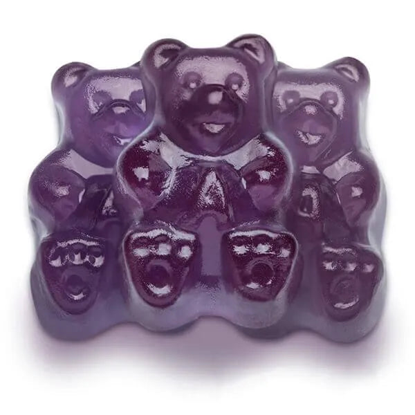 Albanese Purple Grape Gummy Bears: 5LB Bag