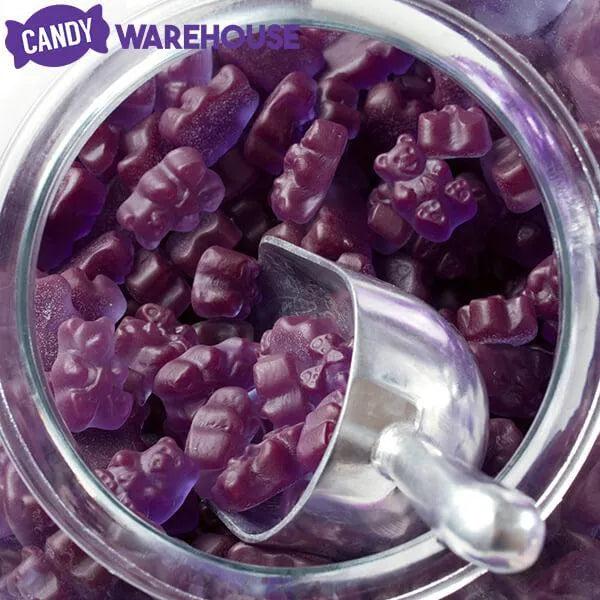 Albanese Purple Grape Gummy Bears: 5LB Bag