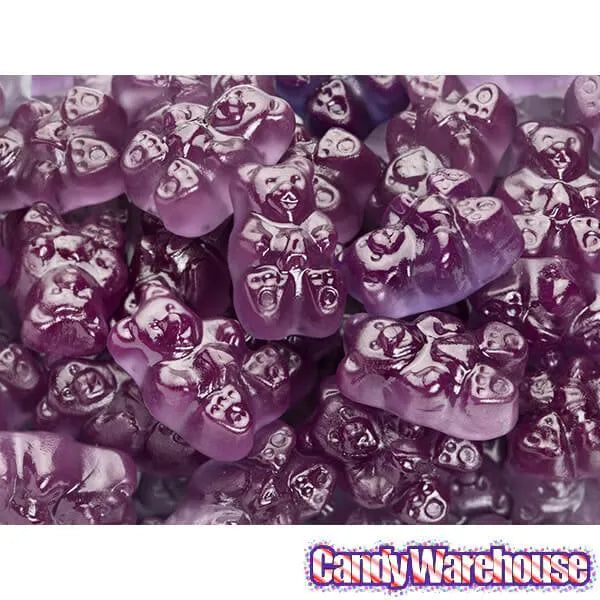 Albanese Purple Grape Gummy Bears: 5LB Bag