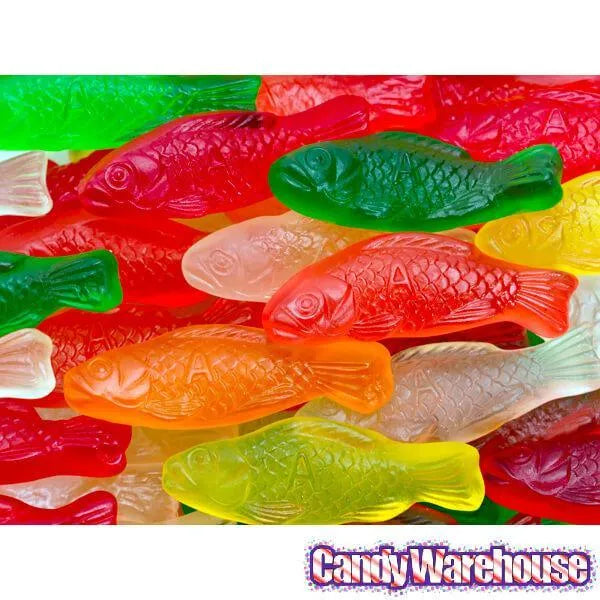 Albanese Sugar Free Gummy Fish Candy: 5LB Bag