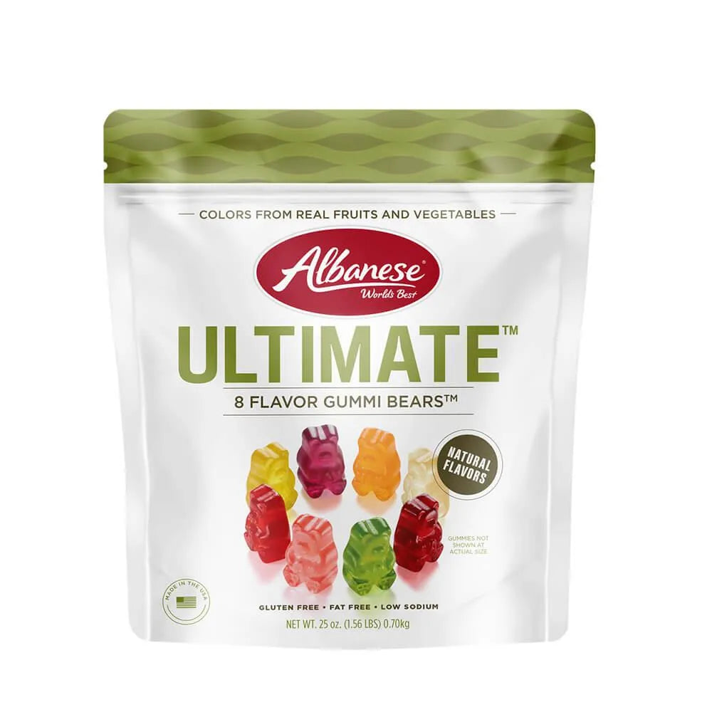 Albanese World's Best Ultimate 8 Flavor Gummi Bears: 25-Ounce Bag