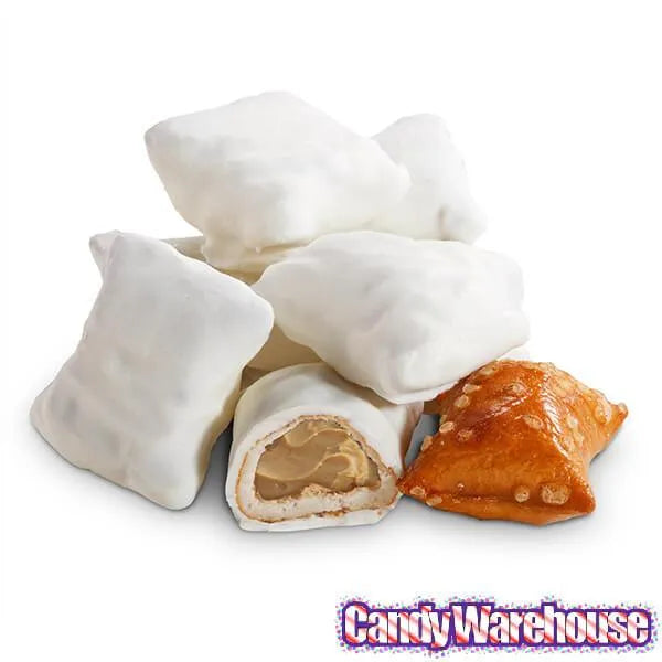 Albanese Yogurt Covered Peanut Butter Filled Pretzels Candy: 3LB Bag