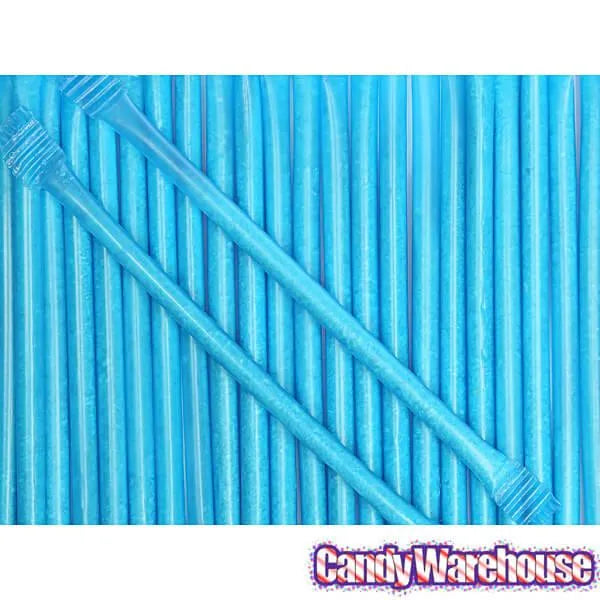 Albert's Candy Powder Filled Plastic Mini Straws - Blue Raspberry: 240-Piece Bag