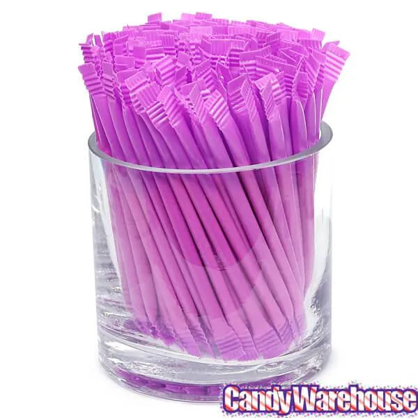 Albert's Candy Powder Filled Plastic Mini Straws - Bubblegum: 240-Piece Bag